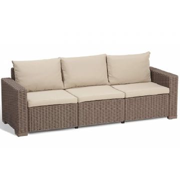 Canapea cu 3 locuri cappuccino Keter California