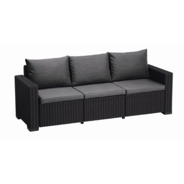 Canapea cu 3 locuri graphite Keter California
