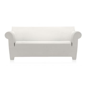 Canapea Kartell Bubble Club cu doua locuri design Philippe Starck 195cm alb zinc