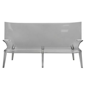 Canapea Kartell Uncle Jack design Philippe Starck 190cm fumuriu transparent