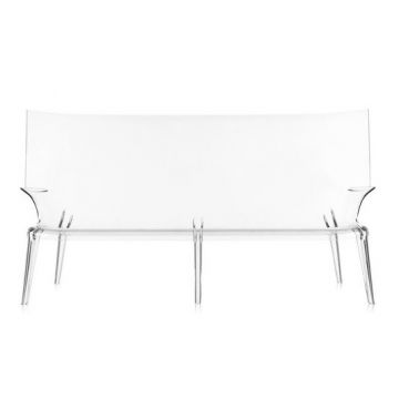Canapea Kartell Uncle Jack design Philippe Starck 190cm transparent