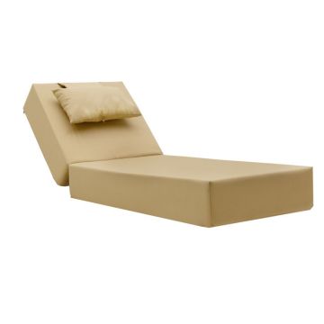 Saltea sezlong Sadie bej 65x185x20cm